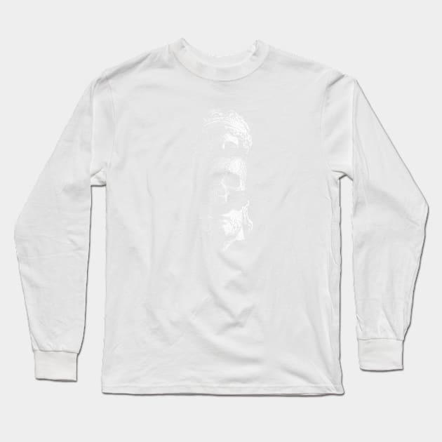 Ancient Skull Long Sleeve T-Shirt by arxitrav